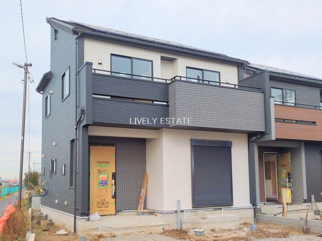 草加市新里町 新築分譲住宅 全5棟 1号棟の外観