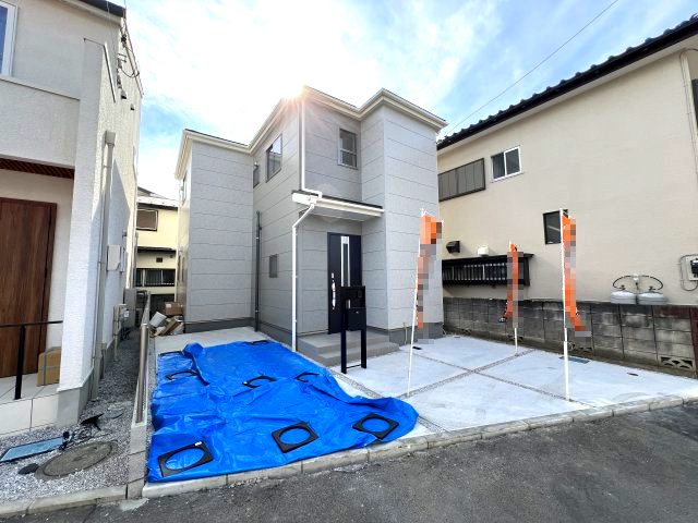 昭島市中神町2丁目　新築戸建全1棟の外観|現地外観