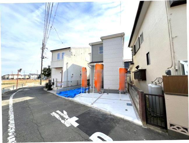 昭島市中神町2丁目　新築戸建全1棟の外観|現地外観