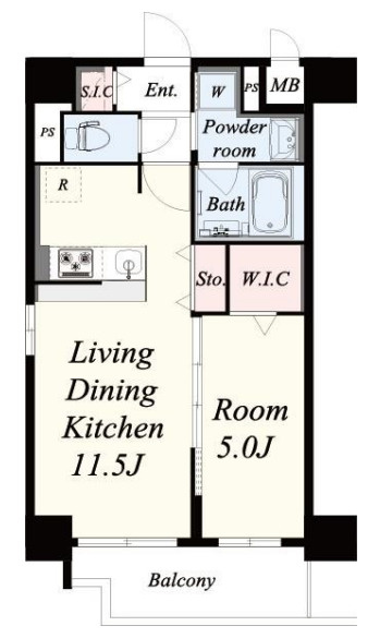 vert soleit真田山の間取り
