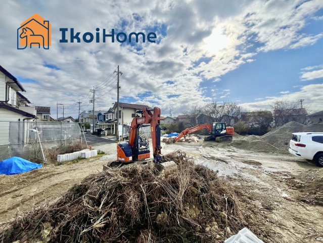 明石市二見町福里2期　全7区画　第2号地　土地の展望|●年中無休：見学時間9:00～20:00・当日予約可●弊社独自で毎月５組限定の「人気オプション３点パック」をご用意。カーポート・バルコニー・ウッドデッキを１５万円（税別）で取り付け。