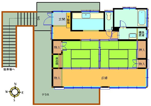 【間取り】 | 大室高原別荘地　戸建