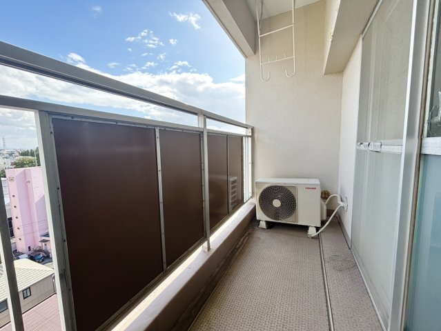 高針北住宅C棟のバルコニー