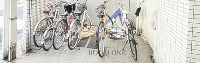 ぶるーハイツのその他共用部分|駐輪スペースです。