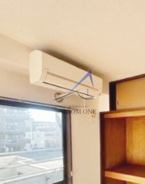 ぶるーハイツの設備|エアコン付きです。