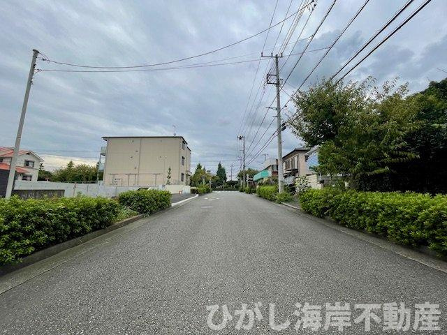 茅ヶ崎市堤　売地　全４区画の前面道路含む現地写真|現地外観