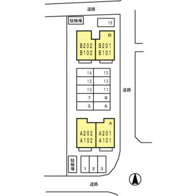 【区画図】 | カルムM