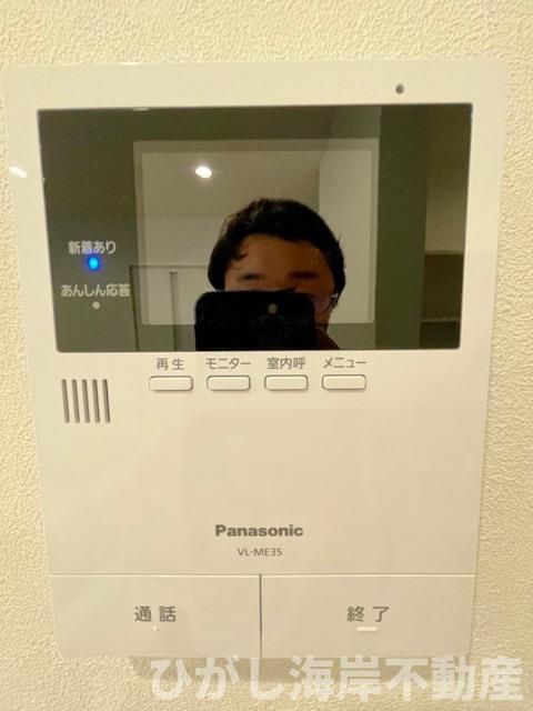 平塚市出縄　新築戸建　のセキュリティ|TVモニター付きインターフォン