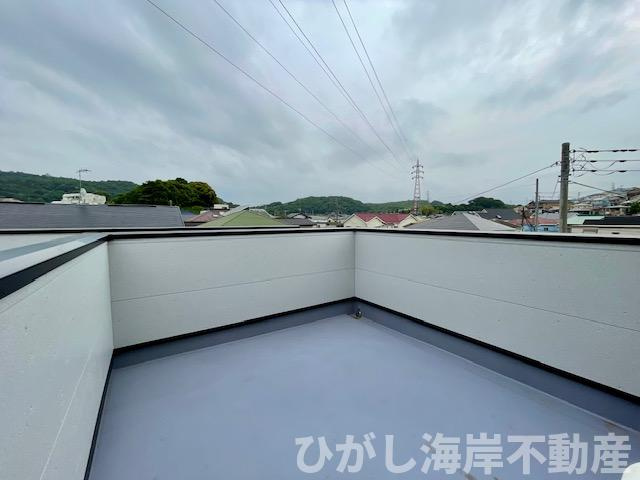 平塚市出縄　新築戸建　のバルコニー|スカイバルコニー