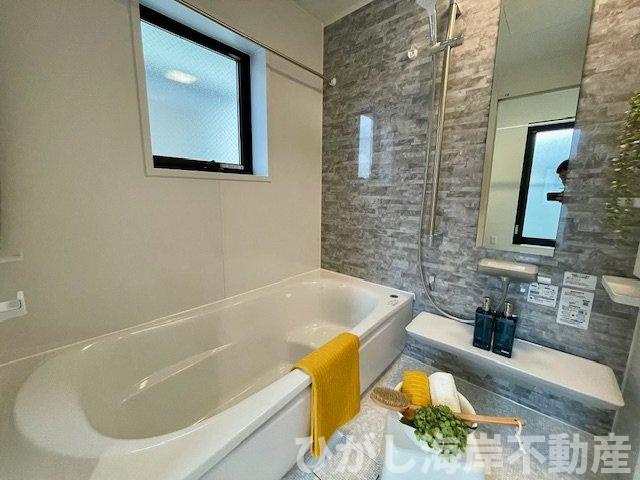 平塚市出縄　新築戸建　の浴室|1坪タイプ　ユニットバス