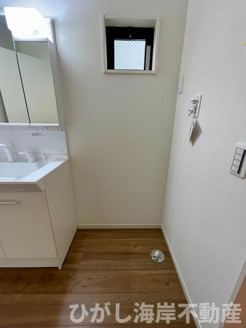 平塚市豊田宮下　新築戸建　全6棟のランドリースペース|洗濯機置場