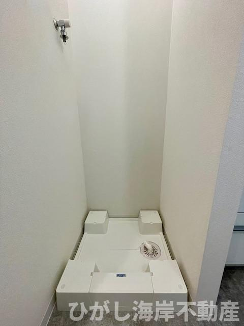 プライムスクエアー湘南平塚のランドリースペース|新規リフォーム完了！　洗濯機置場