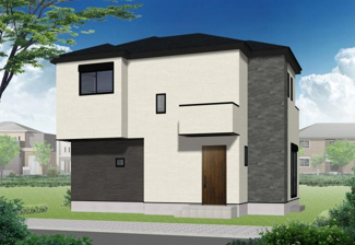 【外観】 | 厚木市長谷  1号棟 第3 | イメージパース（完成時に現況と異なる場合は現況優先となります）