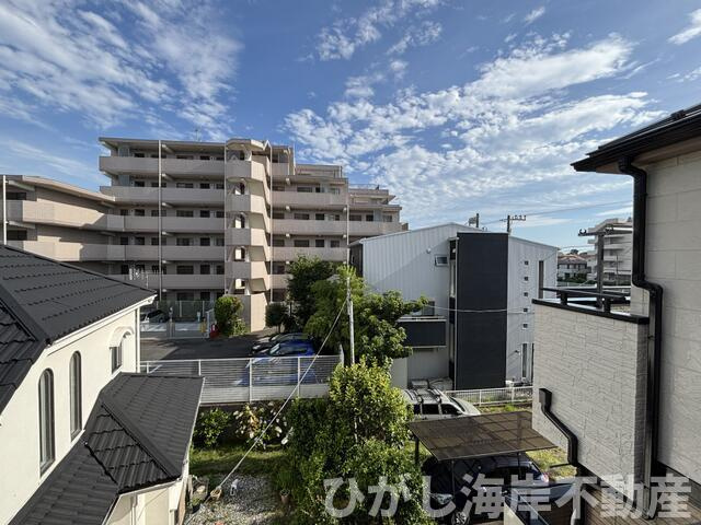 藤沢市片瀬１丁目　　中古戸建の展望|３Ｆバルコニーから南側 