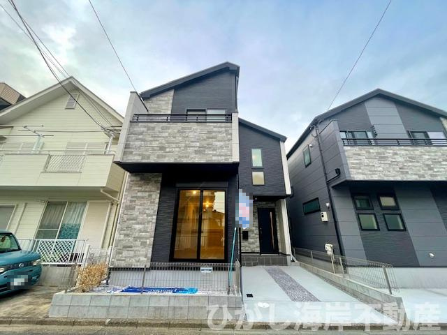 茅ヶ崎市小和田３丁目　新築戸建　全２棟の外観|現地外観