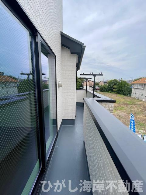 茅ヶ崎市代官町　新築戸建のバルコニー|バルコニー