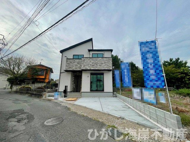 茅ヶ崎市代官町　新築戸建の前面道路含む現地写真|現地外観