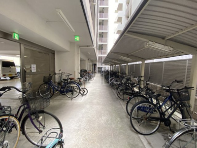 【その他共用部分】 | エスリードコート難波ウエスト | エスリードコート難波ウエスト　駐輪場