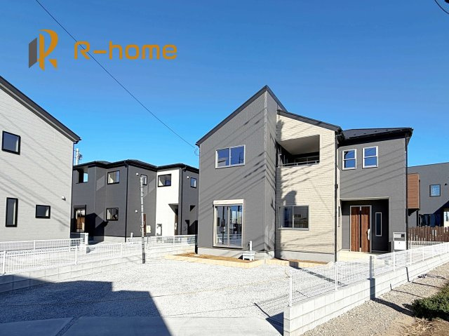 古河市上辺見第10　新築戸建て　3号棟の外観|建物完成いたしました！ご予約で『平日』や『夕方』などでもご見学可能です！