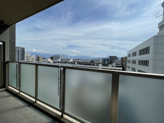 アルファステイツ千舟町通りの展望|バルコニーからの眺望です。