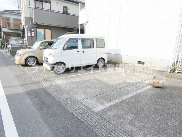 サンシティーの駐車場