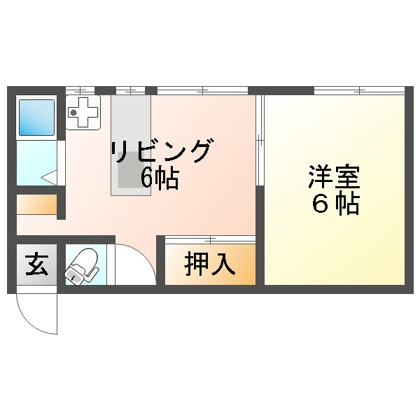 長本アパートの間取り