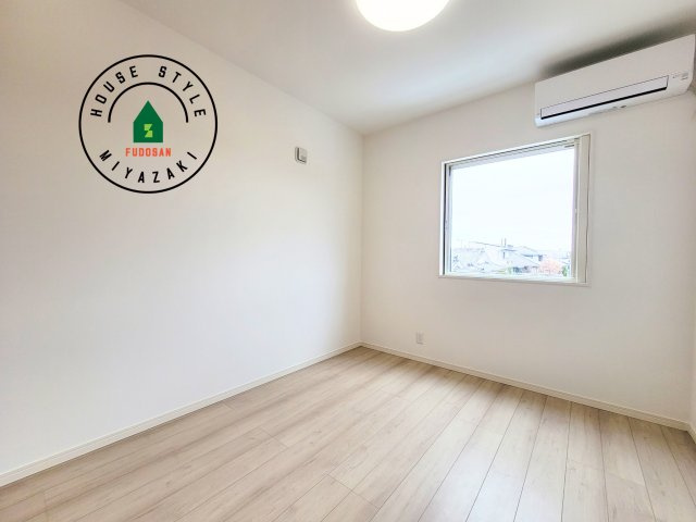 宮崎市島之内(2号棟)の内観：施工例|将来的に、琉球畳を引きまして和室風にすることも可能です。