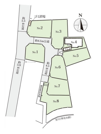 【区画図】 | 秦野市渋沢　限定１棟　新築住宅