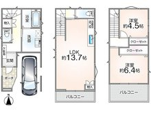 【間取り】 | 高槻市寿町３丁目中古戸建