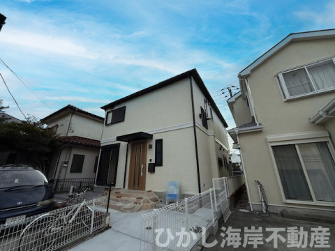 茅ヶ崎市高田4丁目　中古戸建の前面道路含む現地写真|新規リフォーム完了！　現地外観