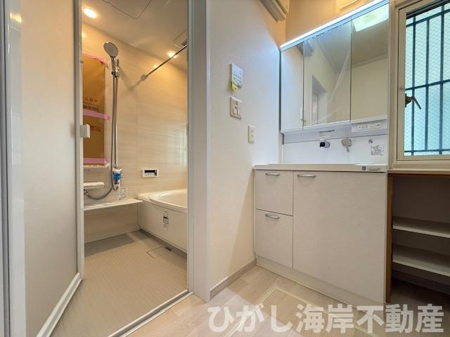 茅ヶ崎市高田4丁目　中古戸建の脱衣所|新規リフォーム完了！　脱衣スペース