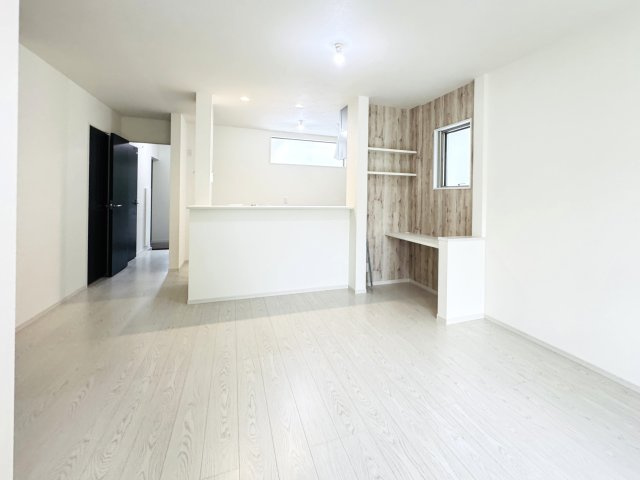 柏市西原１丁目新築戸建（西原１期）の居間・リビング|18.2帖リビングダイニングキッチン