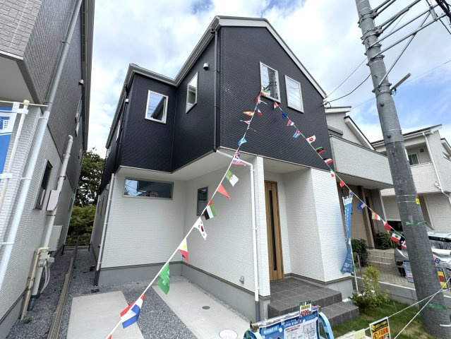 柏市西原１丁目新築戸建（西原１期）の外観|1号棟外観・完成済み内覧可能です！