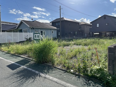 津福本町土地の外観