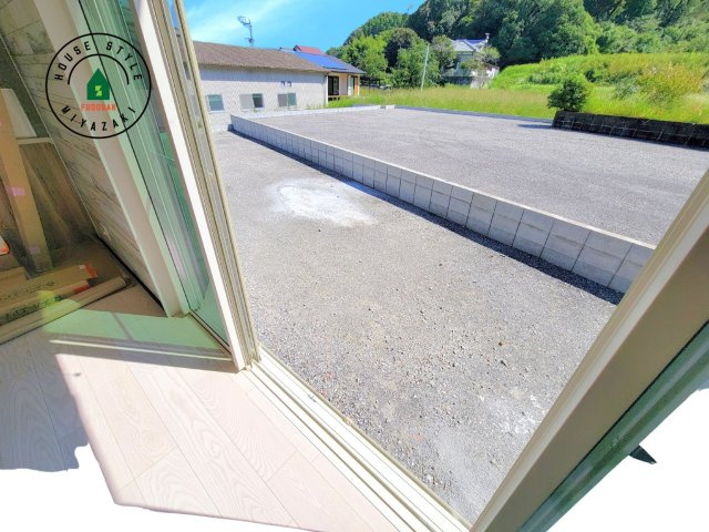 宮崎市下田島栄町(A号地)の外観：施工例|将来的にウッドデッキなど施工して、素敵なバルコニースペースを活用できます。