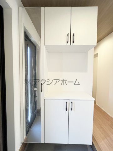 入間市扇台1丁目・全1棟　新築一戸建　の収納|シューズボックス