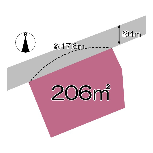 売土地　三島市谷田の土地図|土地図です。