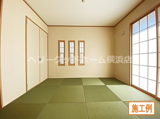 【内観：施工例】 | 町田市木曾西　全4棟/今回販売2棟（2号棟） | 同施工会社施工例写真（和室）