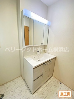 【内観：施工例】 | 町田市木曾西　全4棟/今回販売2棟（2号棟） | 同施工会社施工例写真（洗面）