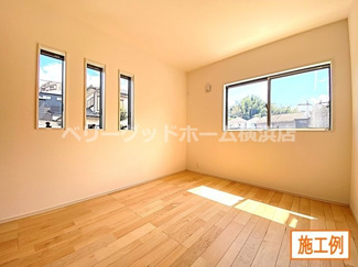 【内観：施工例】 | 町田市木曾西　全4棟/今回販売2棟（2号棟） | 同施工会社施工例写真（洋室）