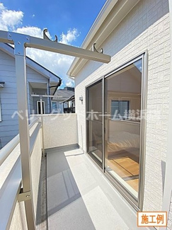 【内観：施工例】 | 町田市木曾西　全4棟/今回販売2棟（2号棟） | 同施工会社施工例写真（バルコニー）