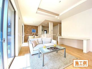 【内観：施工例】 | 町田市木曾西　全4棟/今回販売2棟（2号棟） | 同施工会社施工例写真（リビング）