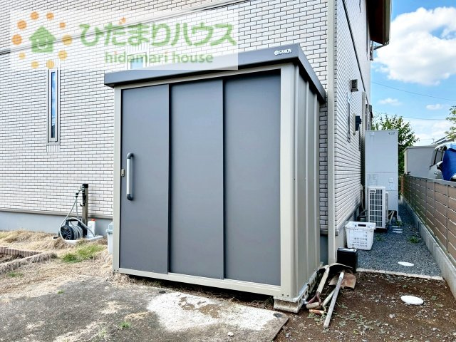【設備】 | 笠間市鯉淵　中古戸建 | 大容量の倉庫を完備！タイヤや園芸用品などもまとめておけます(*^^*)