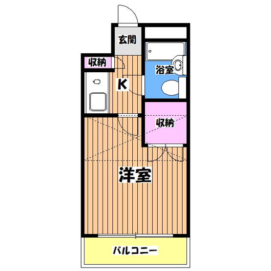 【間取り】 | キャトルセゾン清新 | 反転タイプ