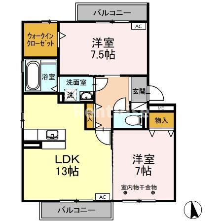 シャルマンの間取り