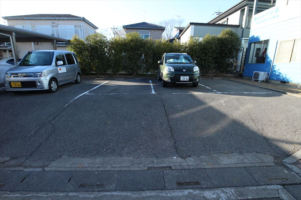池上ハイツＢの駐車場|駐車場完備です