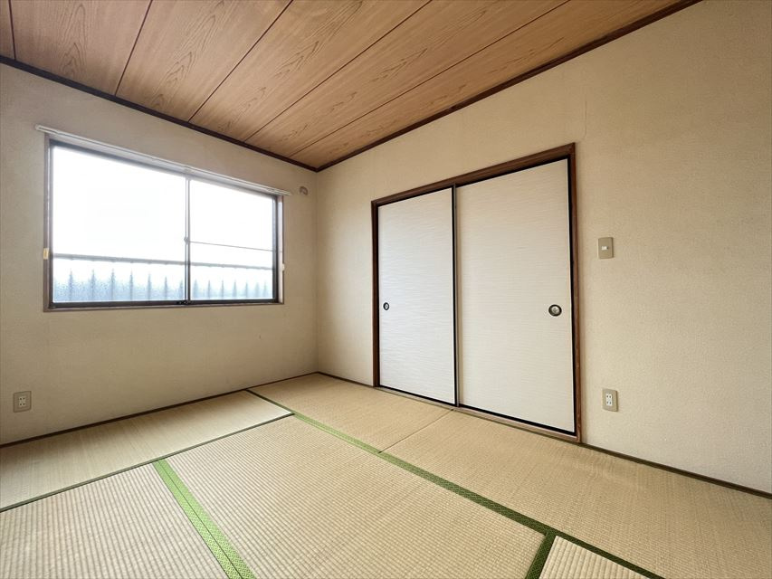 池上ハイツＢの和室|和室があると落ち着いた雰囲気になりますね