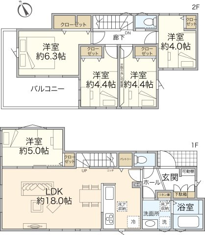 ベルガーデン釜利谷東７丁目　『敷地70坪以上』×『カースペース4台（車種による）』の画像