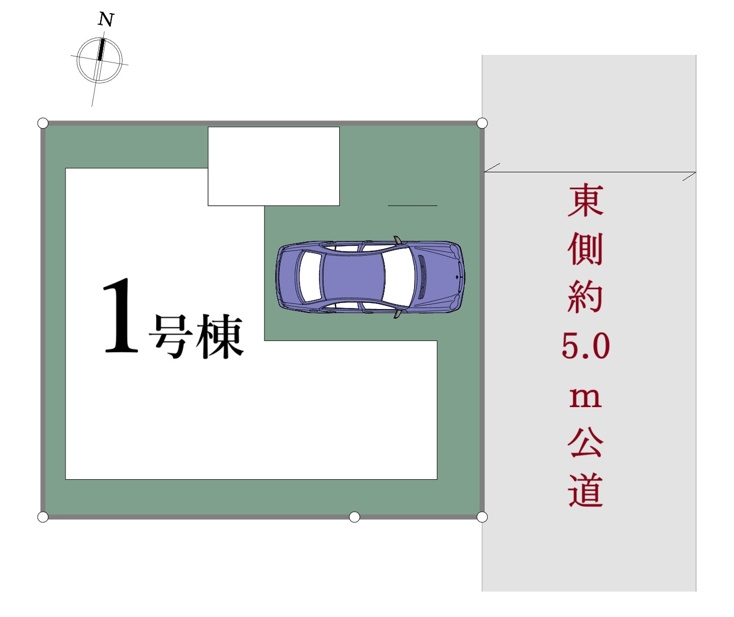 練馬区春日町2丁目 限定1棟の区画図