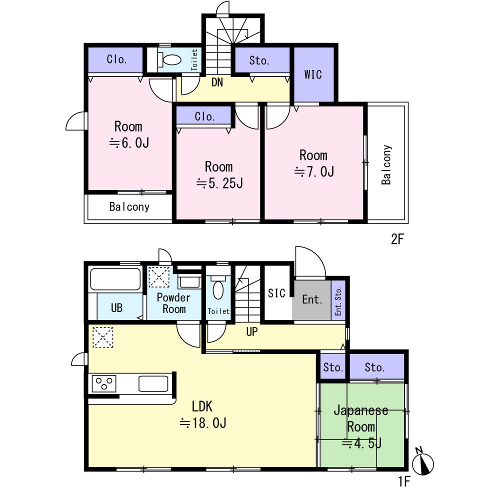 西多摩郡瑞穂町二本木の間取り